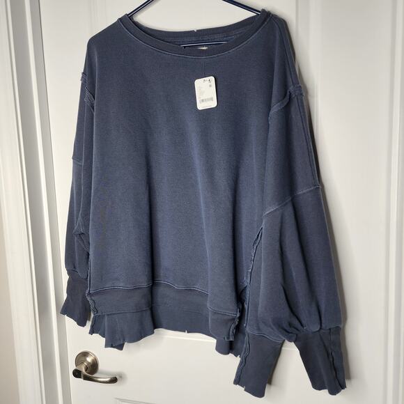 Medium | Free People | NWT | We The Free Camden Navy Blue - Picture 2 of 5